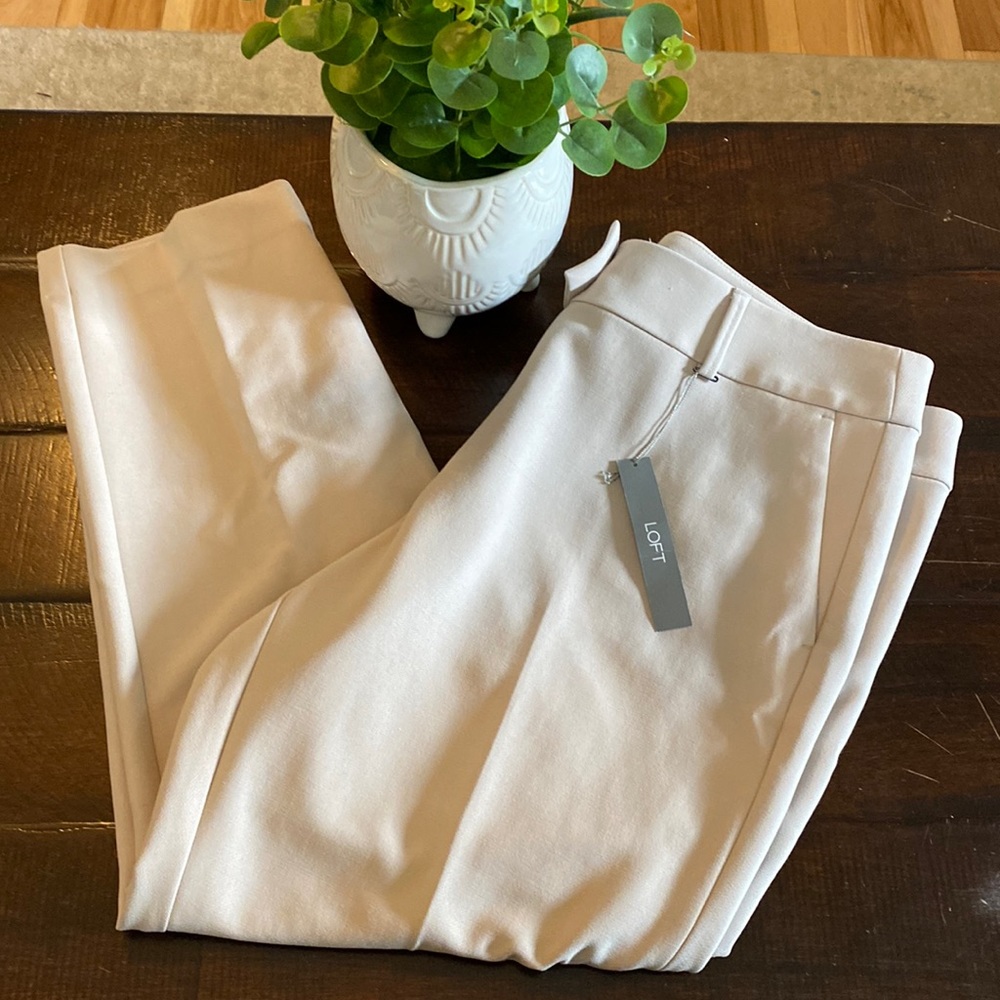 LOFT Curvy Slim Pants